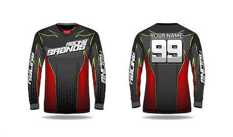 Motocross Jersey Design Template
